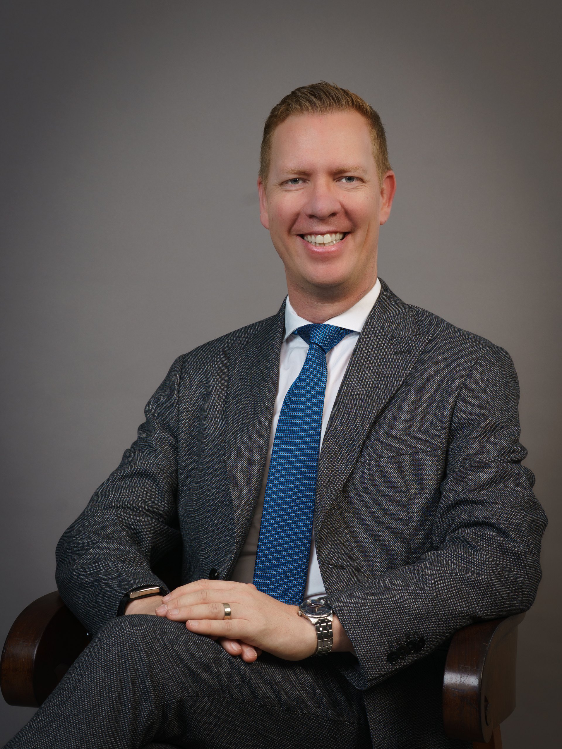 Seated business portrait