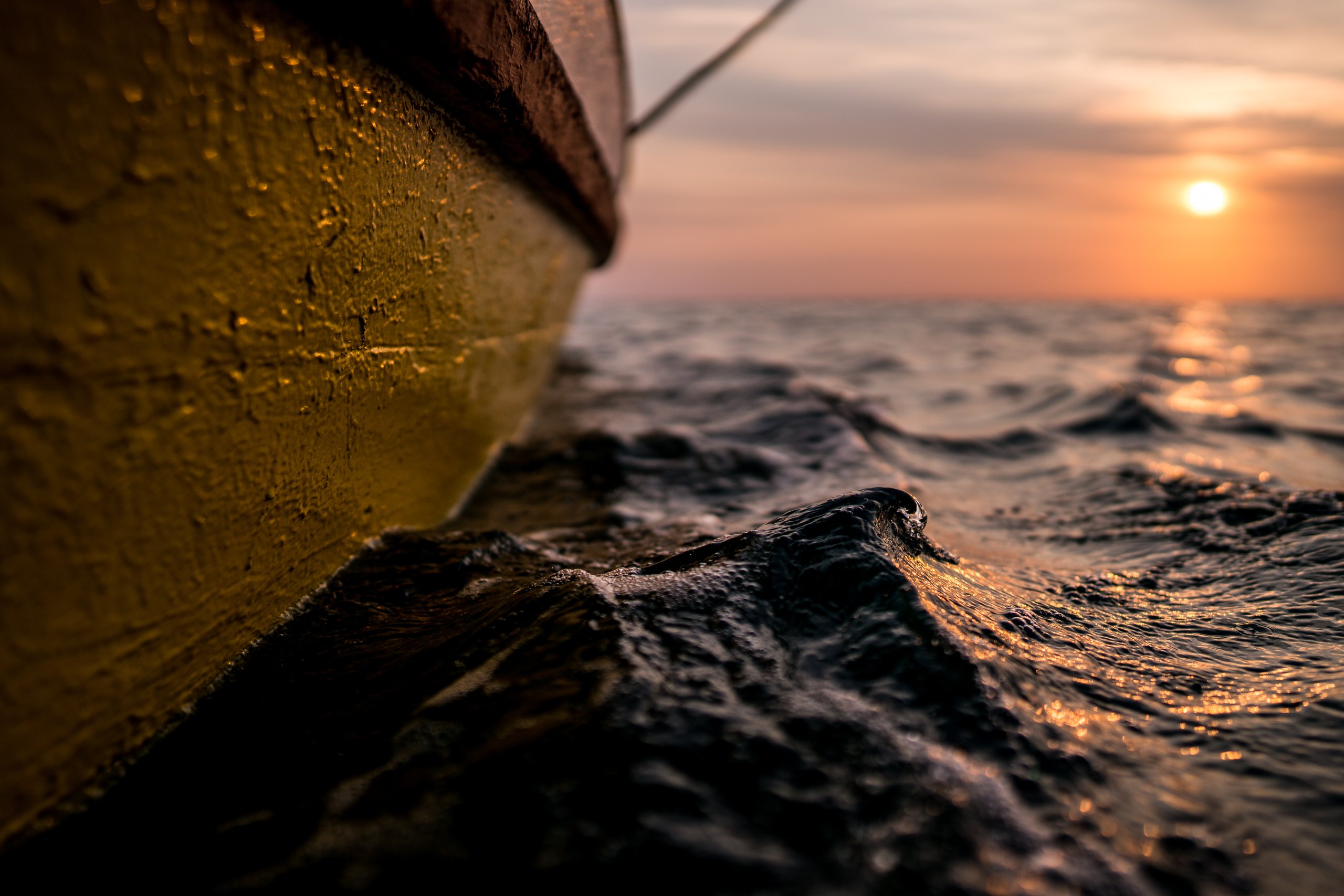 Sea at sunset